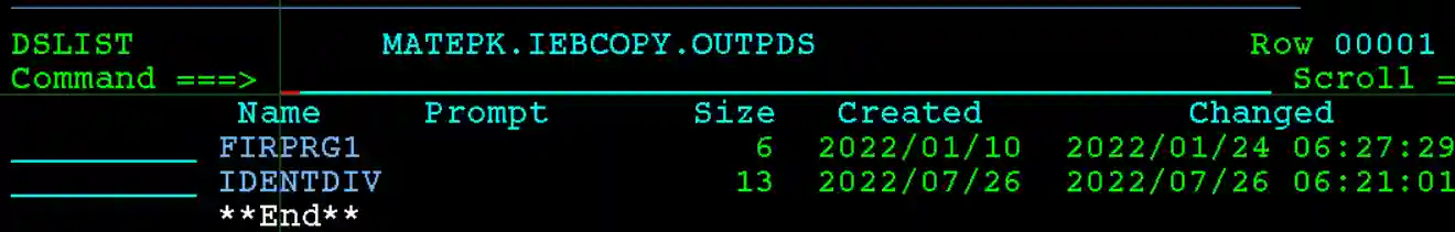Rename member Output