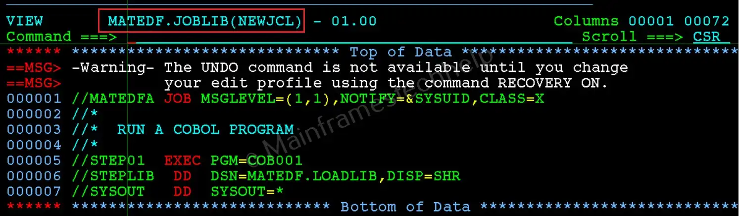 Edit & Save JCL from SDSF