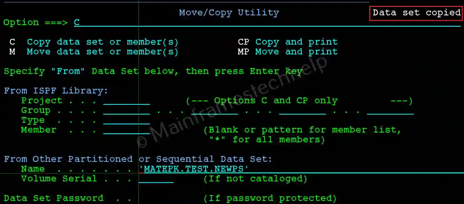 Move/Copy PS Example