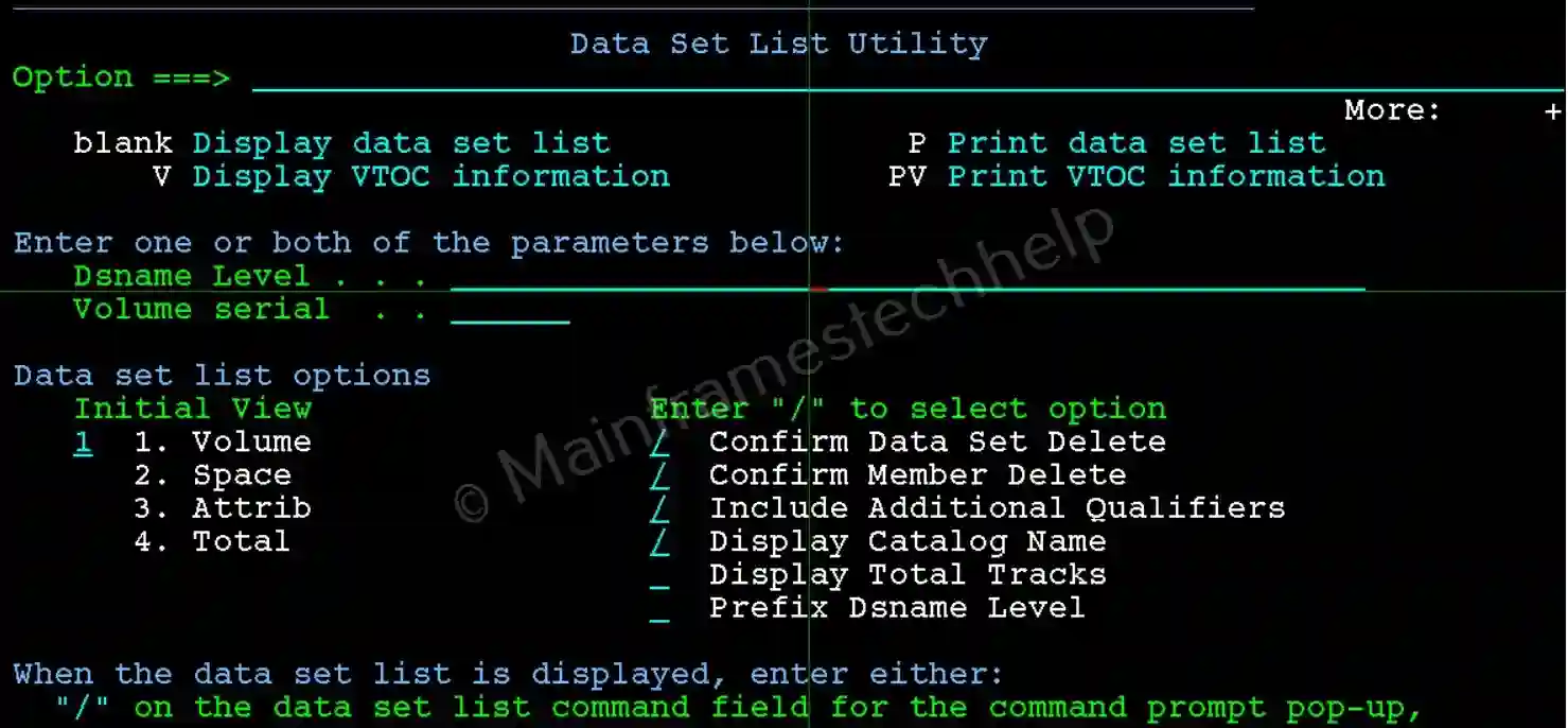 DataSet Utility Panel