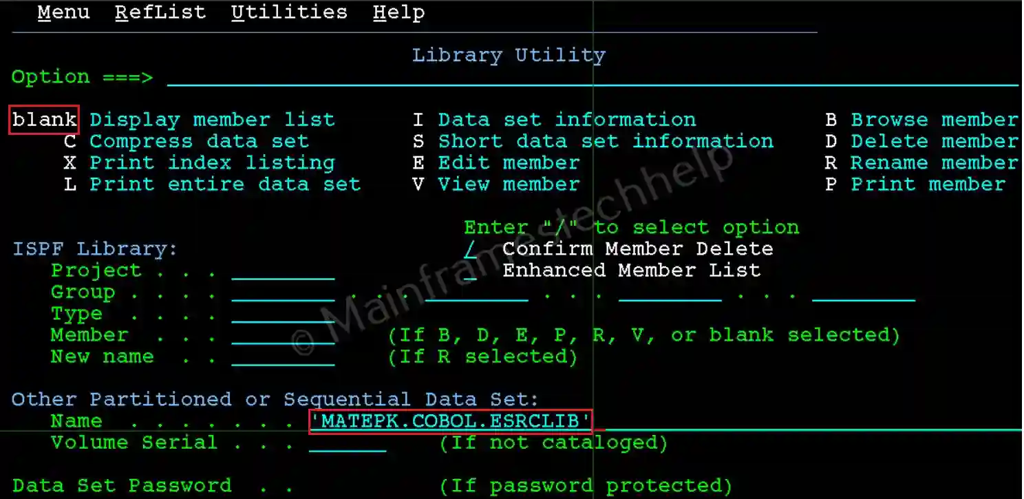 Library Utility Example