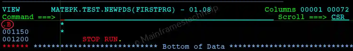 Locate Label in View or Edit Mode