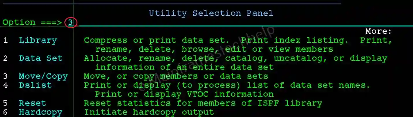 Move/Copy Utility Panel