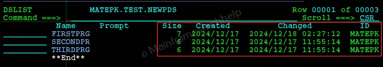 Member List Statistics