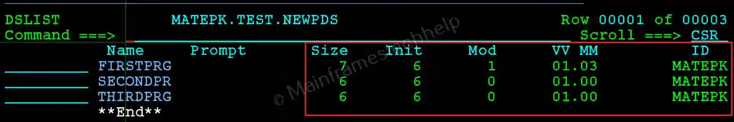 Member List Statistics