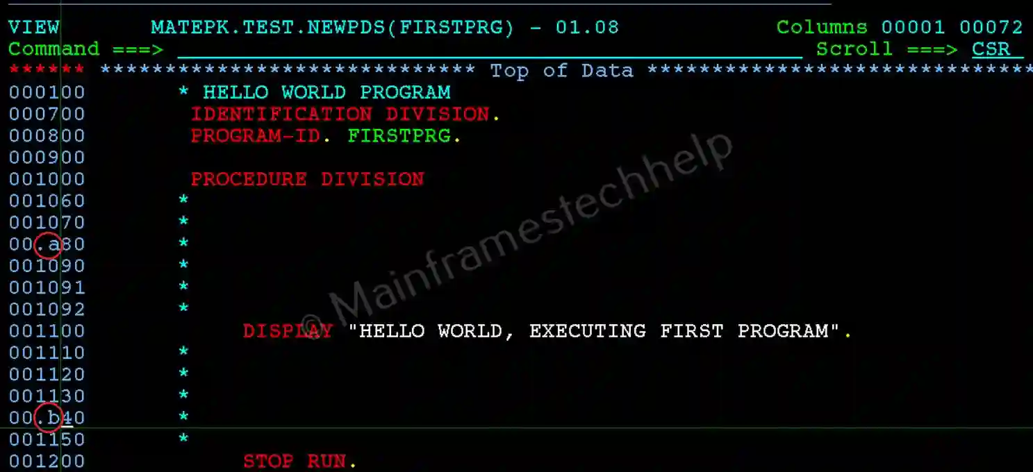 Setting Label in View or Edit Mode